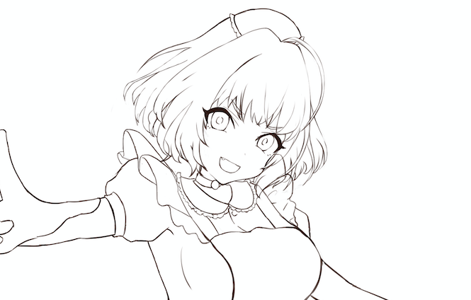 今描いてるりあむもナースメイドだったわ。メイドさんが好きなのかもしらん 