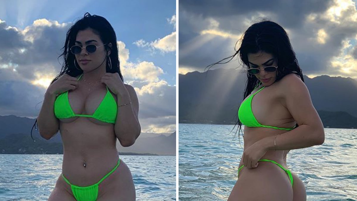 Rachael Ostovich is out at sea whilst raising temperatures across the land ...