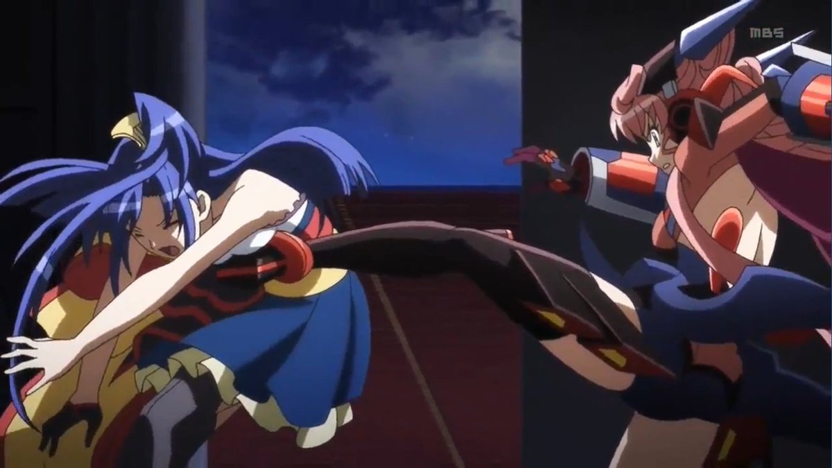 that was a mean hit, how is Tsubasa holding on against a Symphogear 0.0