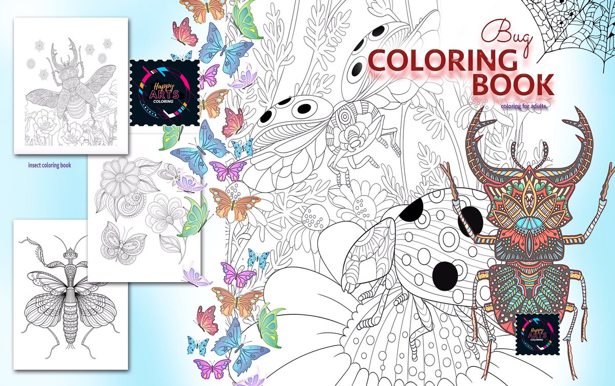 BooksVibrant's tweet photo. Bug coloring book: insect coloring book by Happy Arts Coloring https://t.co/1INkTMVVn2 via @amazon #animals #insectagram #photography #insectphotography #macrophotography #art #naturephotography #insectlovers #macro #beetles #insect #insectcoloring #wildlife #creepycrawly #nature https://t.co/vGii7jVxEl