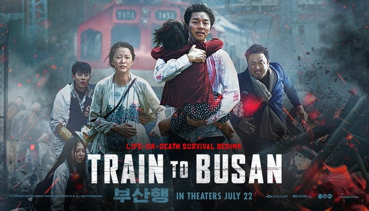 29. Train to Busan (2016)Seok-woo and his daughter are on a train to Busan on the latter's birthday to see his wife. However, the journey turns into a nightmare when they are trapped amidst a zombie outbreak in South Korea.
