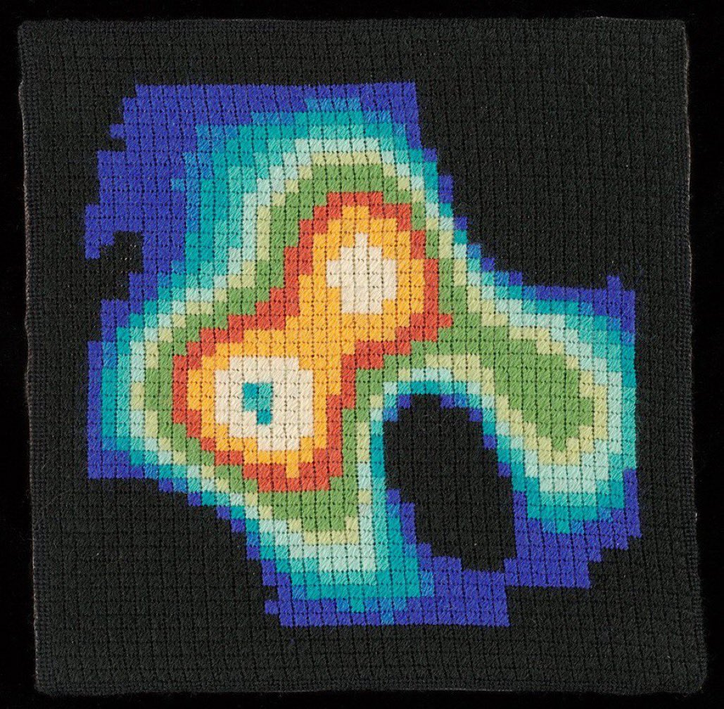 Important addendum:Payne worked with a friend to make a needlepoint of the Cassiopeia A supernova remnant. https://www.brainpickings.org/2017/05/10/cecilia-payne-supernova-needlepoint/Image: Harvard University Archives