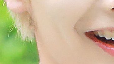 d i m p l e s (its not showing that much cuz of the quality soryy)