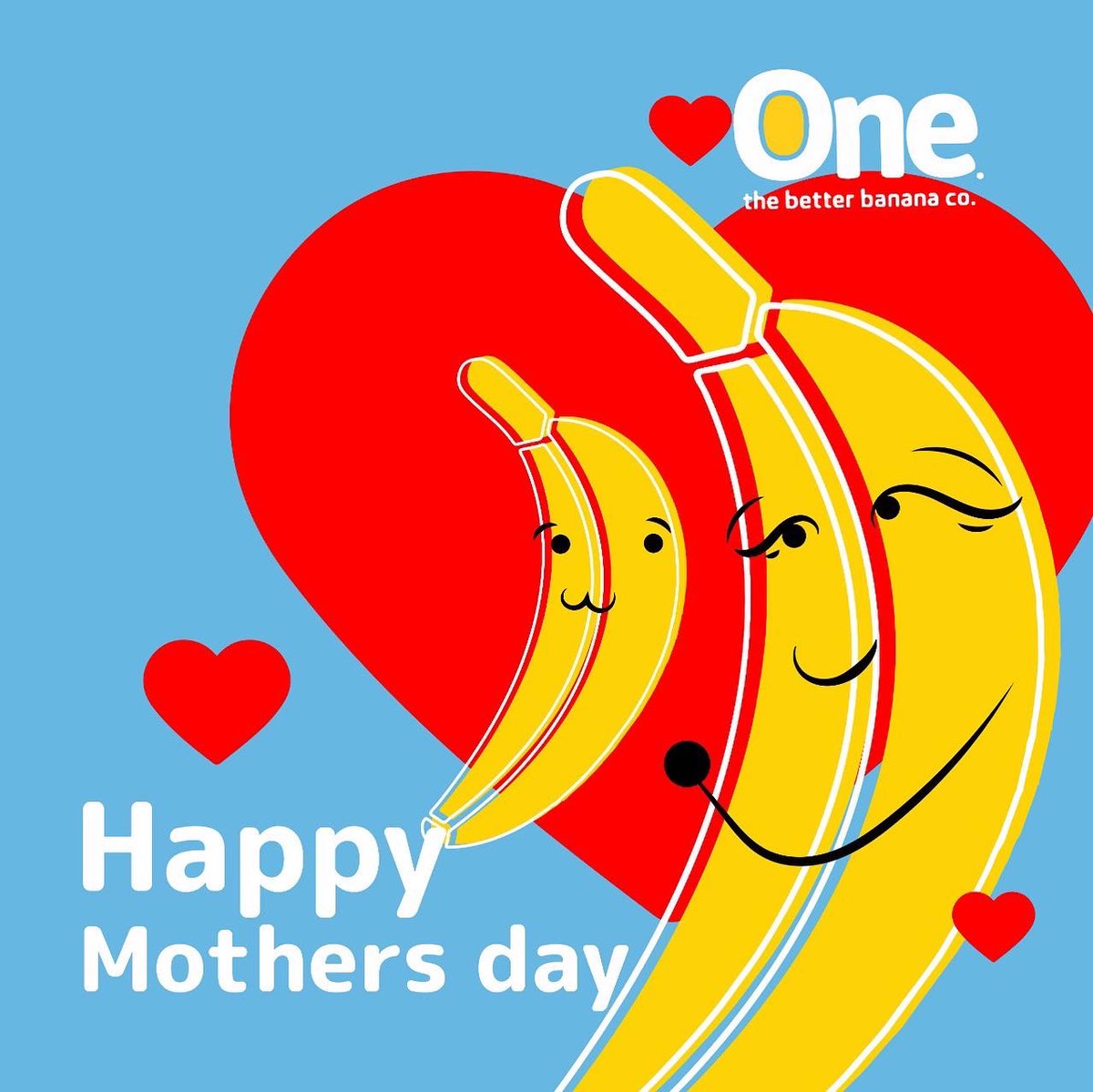 ONEBananas's tweet photo. We know it isn't always easy being a mother, so today we want to say Thank you, Mom, for loving us and taking care of us.

❤️After all, we only have ONE Mom. ❤️
Happy Mother's day!

#MothersDay https://t.co/XqG9fN1f60