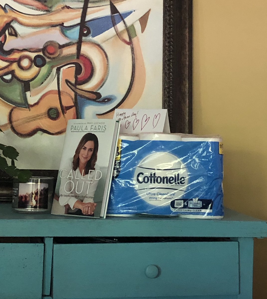 Two of my favorite things...⁦<a href="/paulafaris/">Paula Faris</a>⁩ and ⁦<a href="/cottonelle/">Cottonelle® Brand</a>⁩ ...what a great Mother’s Day ❤️