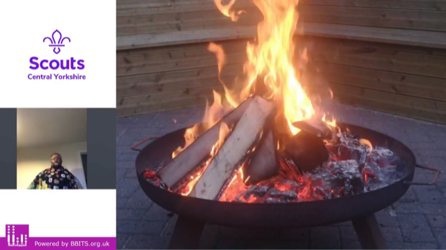 CryptLeeds's tweet photo. After 1st All Saints Sherburn in Elmet Scout Group did their big food collection they organised through Central Yorkshire Scouts to do a virtual fire fundraiser for us to celebrate St George's Day; brilliant! https://t.co/j4kuMUL3pF