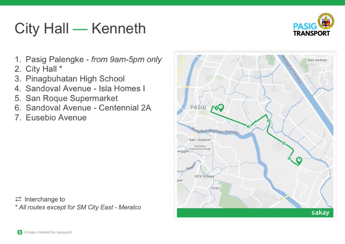City Hall to KalawaanCity Hall to Kenneth