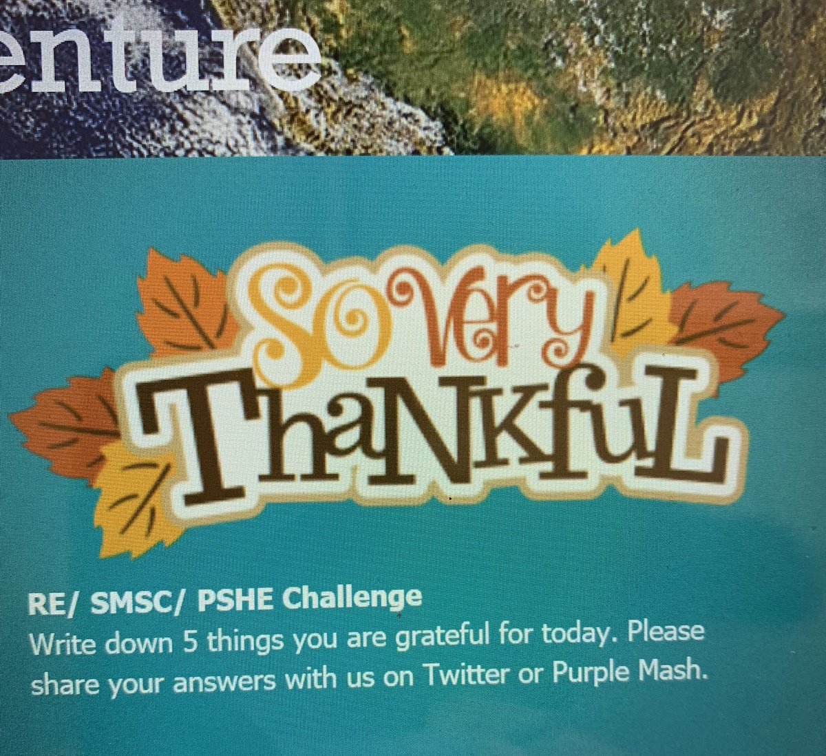 Y1- From tomorrow, you will find a daily RE/SMSC/PSHE challenge/ task on Sway. Please email or tweet us your challenge so we can share it in our super🌟 gallery, we love seeing all the wonderful things you are doing at home! <a href="/MrsONeillKBA/">Angela O'Neill</a> @DinoDiSalvo @KbaPrimary #homelearning