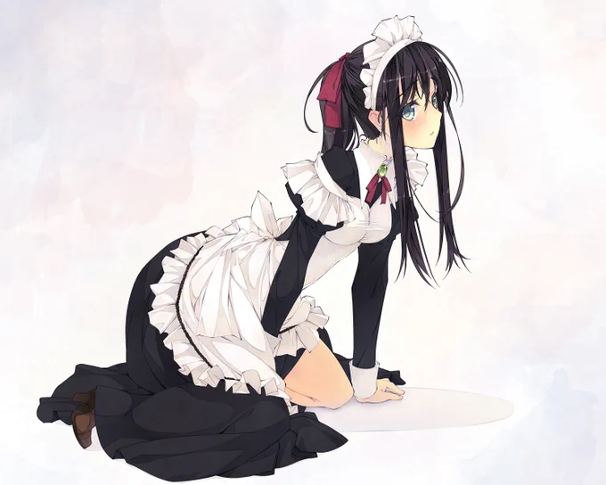 メイドの日!色々スカートが長いのも短いものシンプルなのもヒラヒラしてるのも全てが良いよね。#メイドの日 