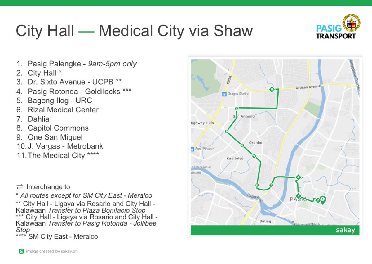City Hall to The Medical City