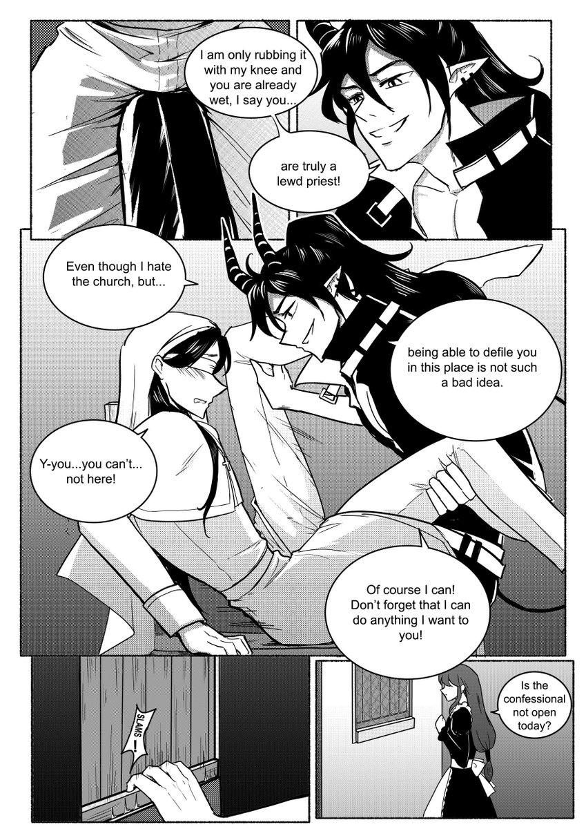 #xuexiao
#WetXuexiao
《Demon&amp;Priest》 02
Demon XY and Priest XXC（intersex）
NSFW part is on Patreon
patreon.com/rbrichang
《D&amp;P》01 is here.
x.com/RBrichang/stat…