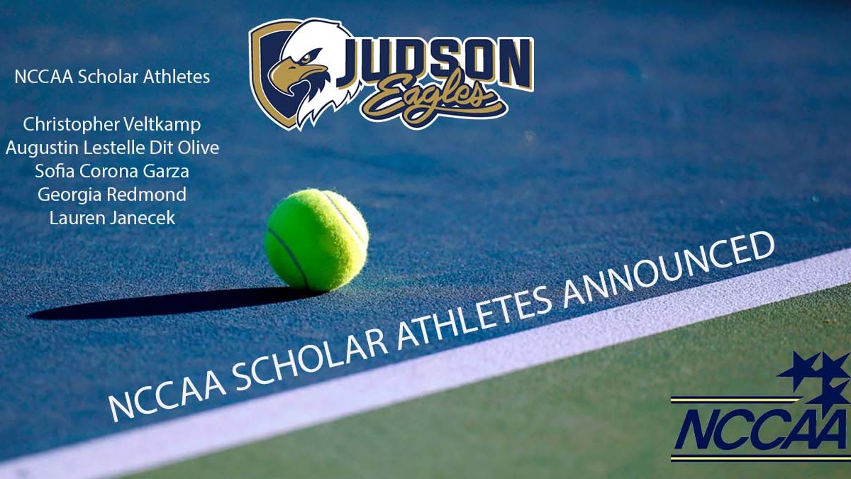 Five <a href="/judsontennis/">Judson University Tennis</a> Team Members Named NCCAA Scholar Athletes. Read More: judsoneagles.com/article/tennis…