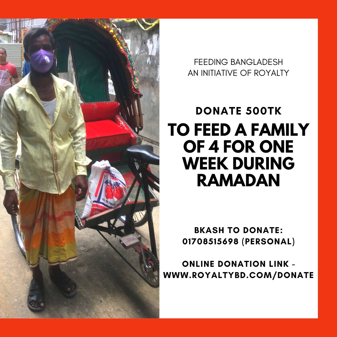 RoyaltyBD's tweet photo. Feeding Bangladesh | An initiative of Royalty

Help the poor to fight the crisis by donating here: https://t.co/cOxI5bn6GD

Our second round of survival bags of one week for four-persons.

Be a part of this good cause by donating today! https://t.co/PyTYMC2CQl