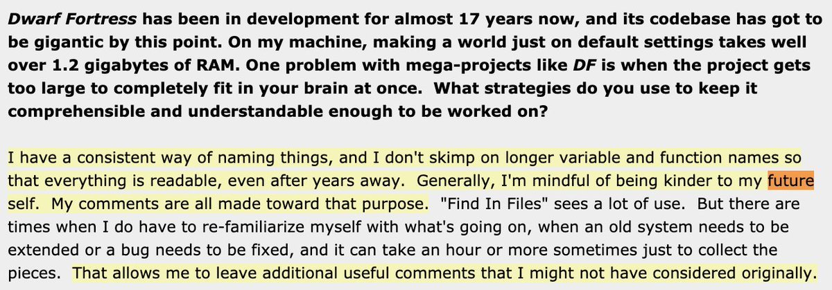 Your skill and your goals with Roam will develop and change over time, as will your habits and what's important to you. I like Dwarf Fortress developer Tarn Adam's approach. Add/remove comments, connections, and entire notes every time you review.  https://gamasutra.com/view/news/343859/QA_Dissecting_the_development_of_Dwarf_Fortress_with_creator_Tarn_Adams.php