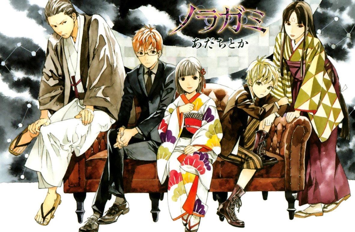 noragami official art and book covers : a beautiful thread 