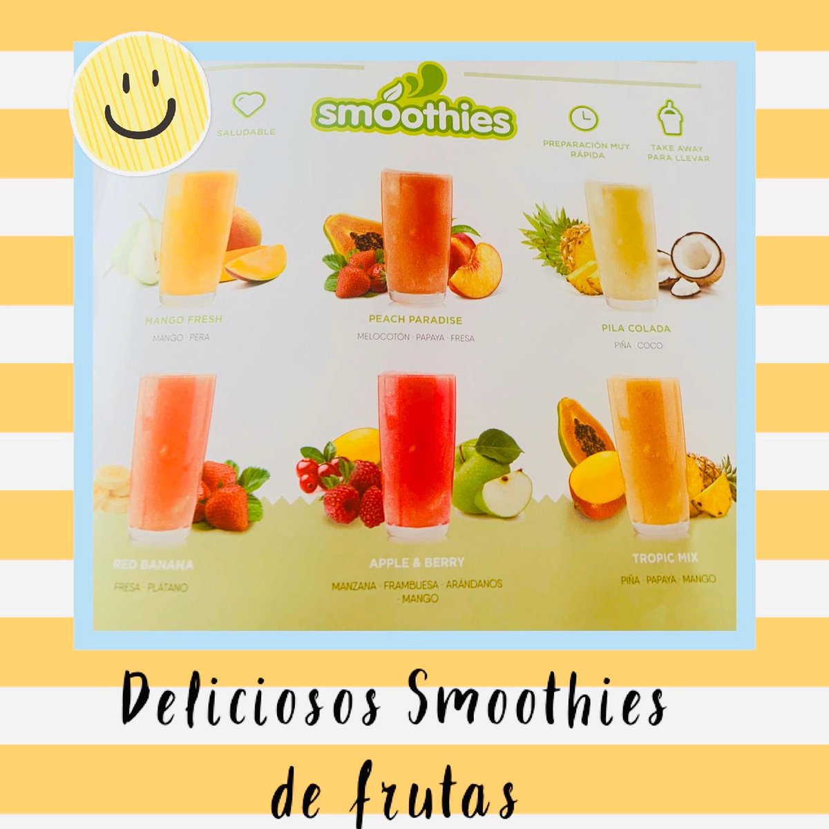 DecoGalletas's tweet photo. Smoothies de fruta fruta!

Píde por WhatsApp y recoge en el local recién preparado 

☎️646071978 https://t.co/F7085T0k9z