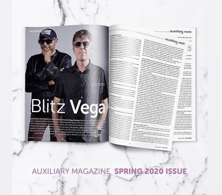 Interview with @AndyRourkeMusic & @KAVblaggers in the latest edition of @auxiliarymag 

#blitzvega #auxiliarymagazine #andyrourke #kav #fender #gretsch  #blackstar #musicians