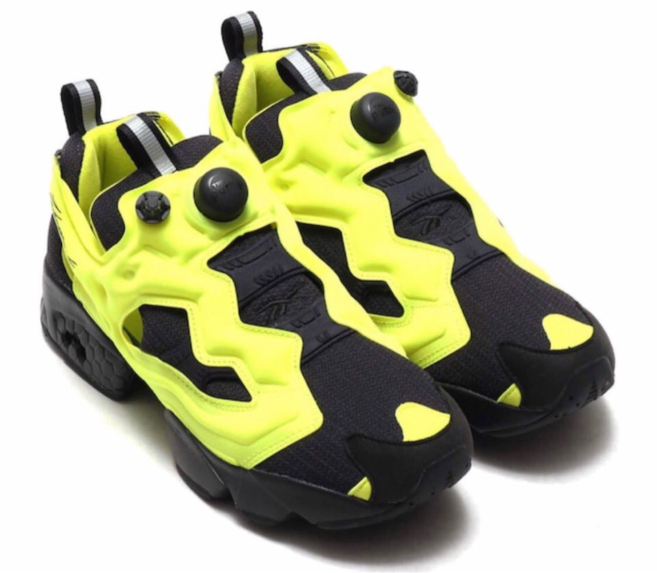 リーボック【REEBOK】ポンプフューリー 上岡拓也 ブラック/イエロー24.5 Reebok × 上岡拓也】日本限定！INSTAPUMP FURY OG “90s House”が国内5