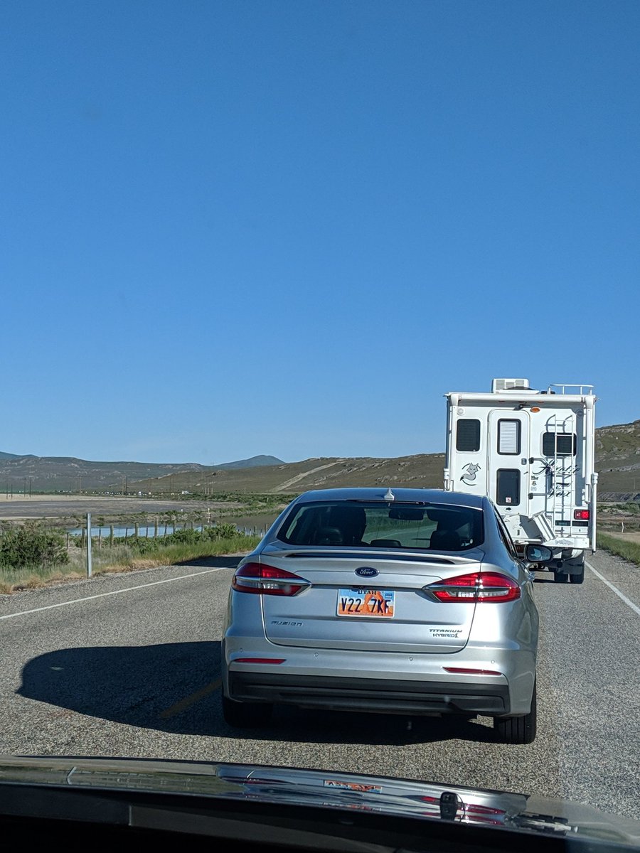 Day 3: May 10, 2019.It's an early morning today. First thing, I meet up with  @SunnysWords, who has taken a UTA bus up from Ogden.Then the four of us,  @SunnysWords,  @srepetsk, and  @terraplanner, head out to Promontory with 15,000 other people.