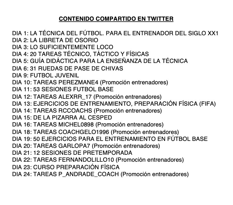 Para celebrar los 25 días de la cuenta compartimos un listado de todo lo que hemos compartido. Todo aquel que dé retweet podrá pedir 2 documentos. Después de hoy ya no se mandará ningún contenido anterior. Última oportunidad para conseguirlos. 
🔁 + PEDIR los documentos por 📨