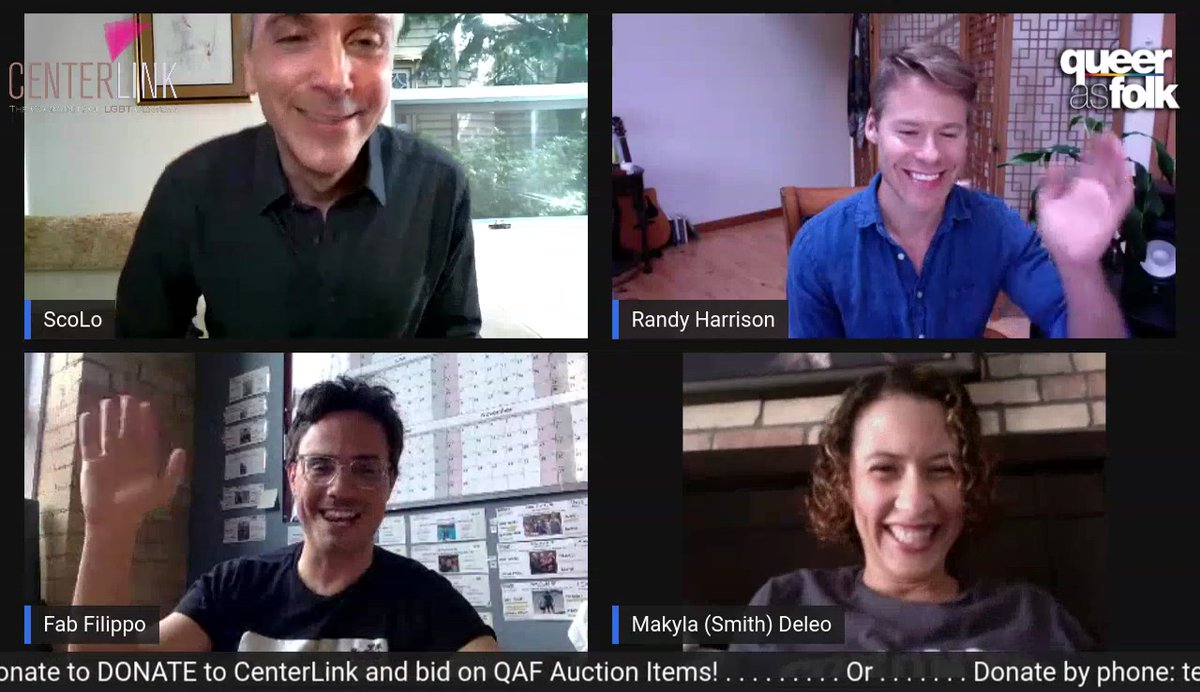 RandyHarrisonSp's tweet photo. Screencaptures QAF Reunion. 20th Anniversary
#queerasfolk #centerlink

https://t.co/u7MQdNwfvp https://t.co/I2Su8Jv3bP