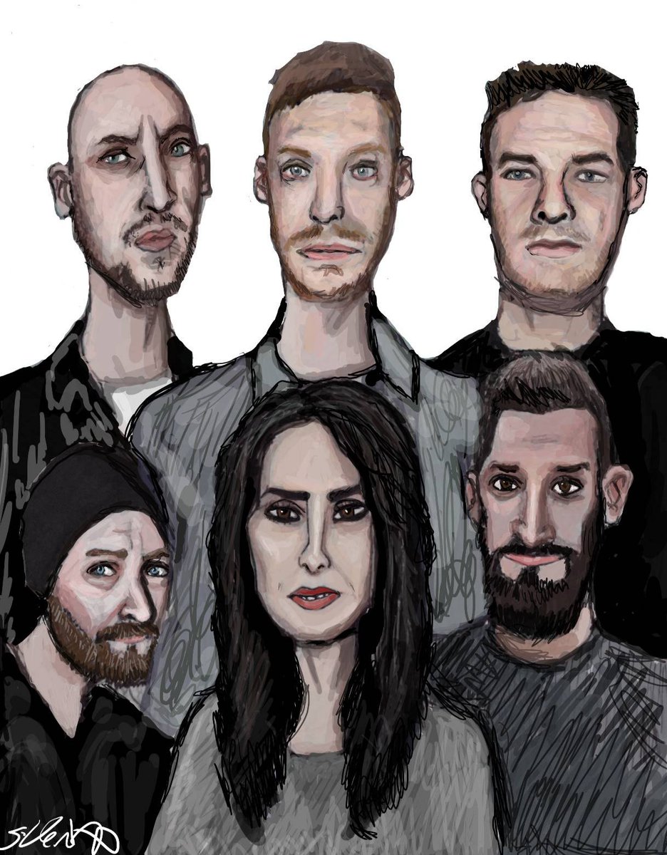 Venturations's tweet photo. My drawing of Within Temptation. #Withintemptaton #handdrawn #digitalpainting #illustration #portrait #portfolio #metalband #metal #art #drawing @WTofficial @StefanHelleblad @ruudjolie https://t.co/tmCOpH3gOU