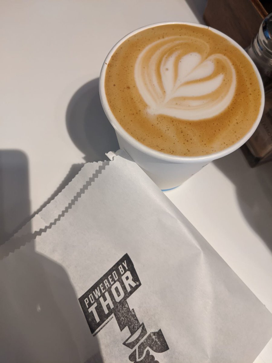 mstu_ng's tweet photo. Missing the best vanilla bean latte in town! #thorespressobar #odincoffeeroasters #StandWithOwners @TELUSBusiness https://t.co/FUncm3RlBR