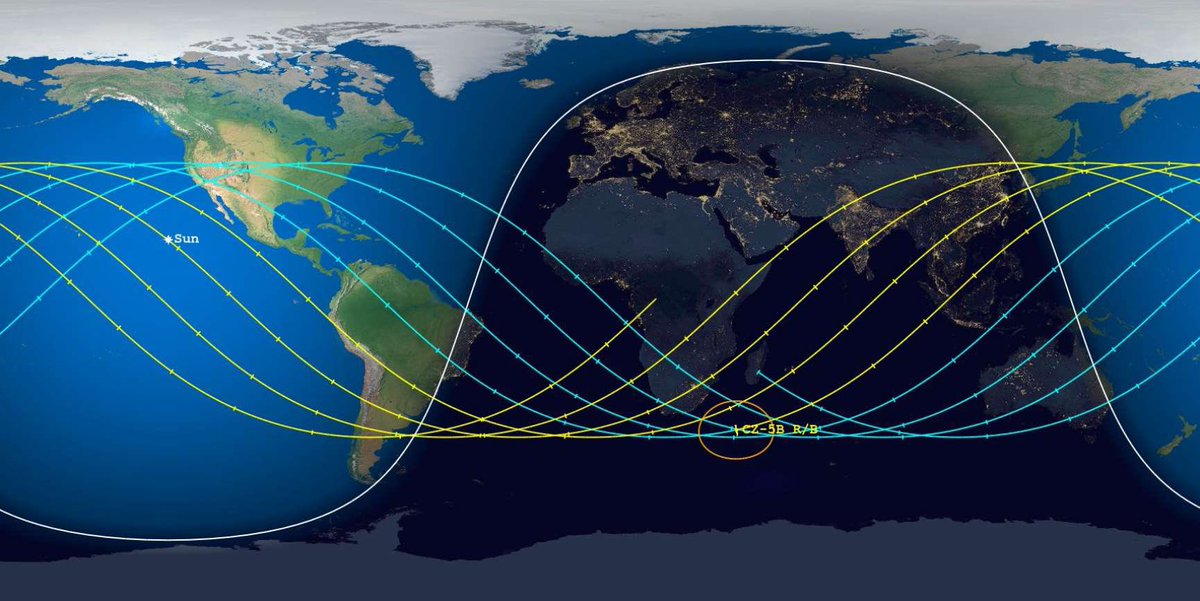 Obviously the odds of this landing on your house (or anyone’s house) are extremely small. But it is highly probable that portions of the rocket survive reentry and land SOMEWHERE (hopefully in the ocean) due to the size of the booster—100ft long and 80,0000 lbs