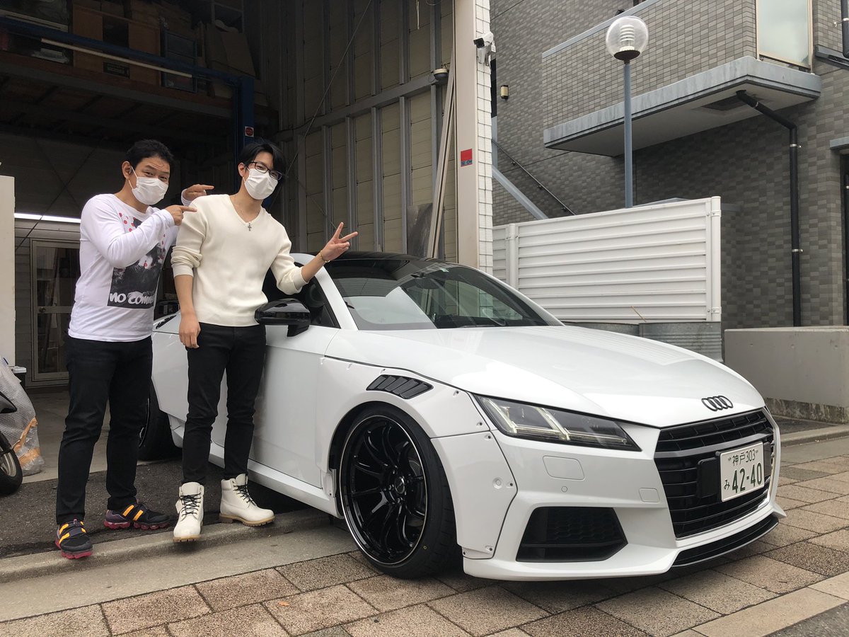 Newing Inc Sur Twitter ワイド ロー Gw前にお預かりしました Audi Tt S Line 見事な変貌へて仕上がりました Alpil オリジナルオーバーフェンダーに 今回はwork Wheel Emotionをチョイス O O ボディカラーのwhite にblack差し色に使い シンプルにカッコ