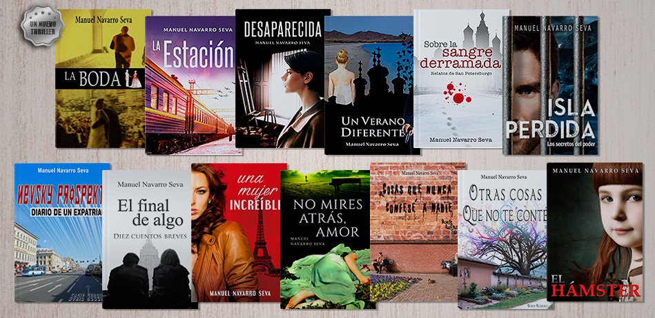 ManuelNavarroSe's tweet photo. Misterio, Crimen, ππ
·ππ
Έπ
»π
»π
΄R y mucho mΓ‘s β
Disfruta de todas las novelas de Manuel Navarro
Disponibles en Amazon.
βΆ https://t.co/SwGQssjzZo
#libros #librosindies #suspense #intriga #lanzamiento #thriller #Editorial #Tuportada #almasyletras #Booklove https://t.co/eUTOEhr6Mc