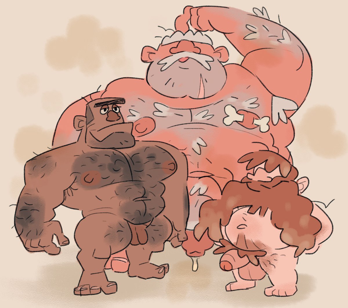 the 3 stinkiest boys in history cavemen doodles.