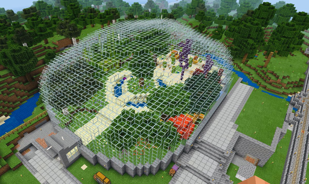 ゆるゆるマイクラ 絶賛街造り中 A Twitter 植物園完成 今度は動物園でも作ろう マイクラ Minecraft マインクラフト 植物園 T Co Ccpd2gbam0 Twitter