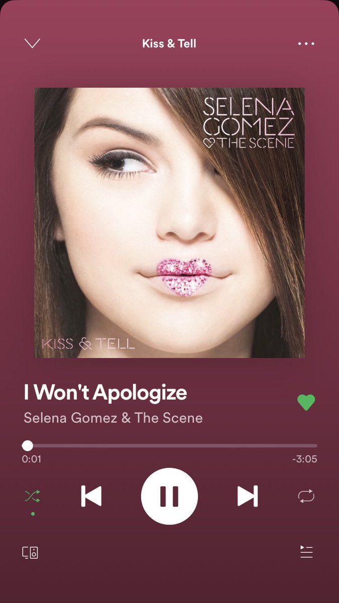 #15 i won't apologizefetus selena did that, a self written song that deserves more recognition