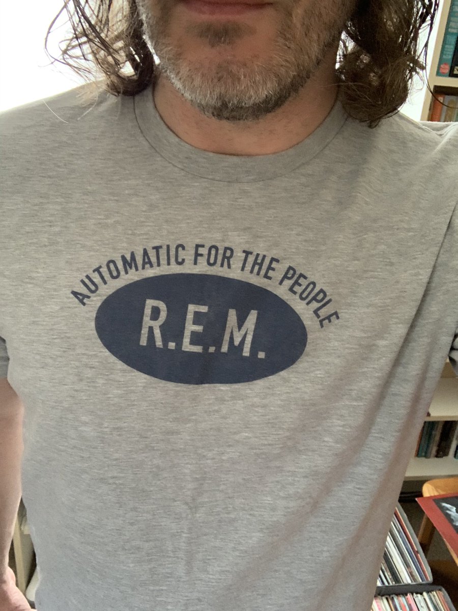 Band shirt day 16/quarantine day 63: going in the way-back machine with this one  @remhq Nightswimming is a perfect song https://open.spotify.com/track/6G0NzOx2jEPFsSmhr9N8Ys?si=_t0LPg0sQ5yzBDq0ae2uEw