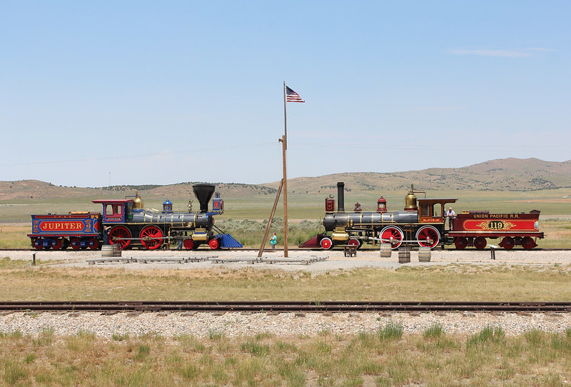 This is what Golden Spike National Historic Site looks like on a normal day, when I visited it on July 3, 2016.