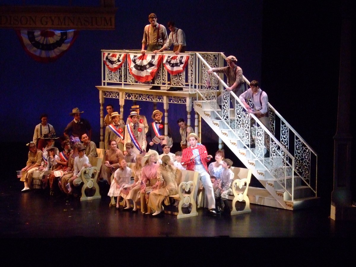 KStateTheatre's tweet photo. #TBT to our 2012 production of The Music Man! 

This production was directed by Jennifer Vellenga. You can find a special @kstatecollegian article on the show here: 

https://t.co/hxCUKaVs70 https://t.co/lvnmdEtvCz