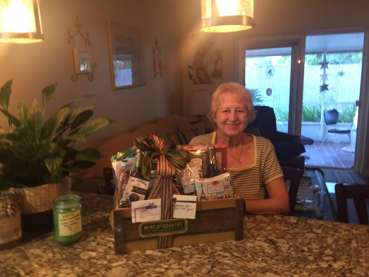 DiomedeMark's tweet photo. Mother’s Day Gift Basket! Since we can’t get together this year. #grateful #family #onlychild https://t.co/DfyEukr5R8