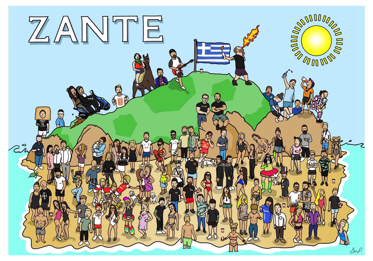 twistedforkbar's tweet photo. After years working on the Greek party islands Iβm pleased to have been included in this amazing artwork! (Iβm the magician with a fork in hand towards the right! ππ)
Check out @drawmytown for bespoke artwork like this!
#twistedforkmagic #art #zante #laganas #n16 #london https://t.co/pRsU5Le1QX