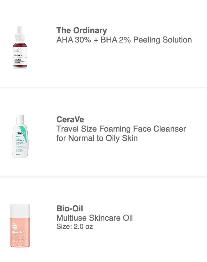 Day 54: at like 3 am... tiktok made me buy these things. i better come out of quarantine with flawless skin