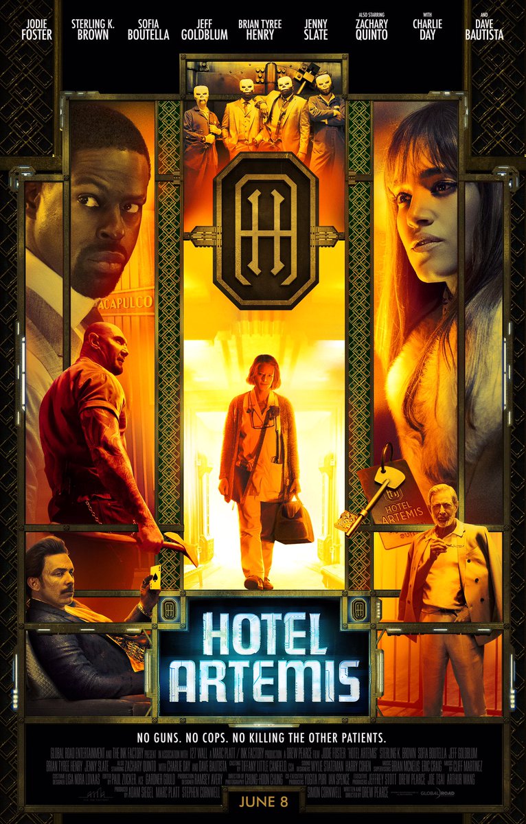 Day 18: A Film That Disappointed You. Hotel Artemis. Loved the look of the cast, the aesthetic, the setting seemed really interesting...none of it really gelled. It wasn’t bad, just a little forgettable (I had to google to find the name it was that forgettable).