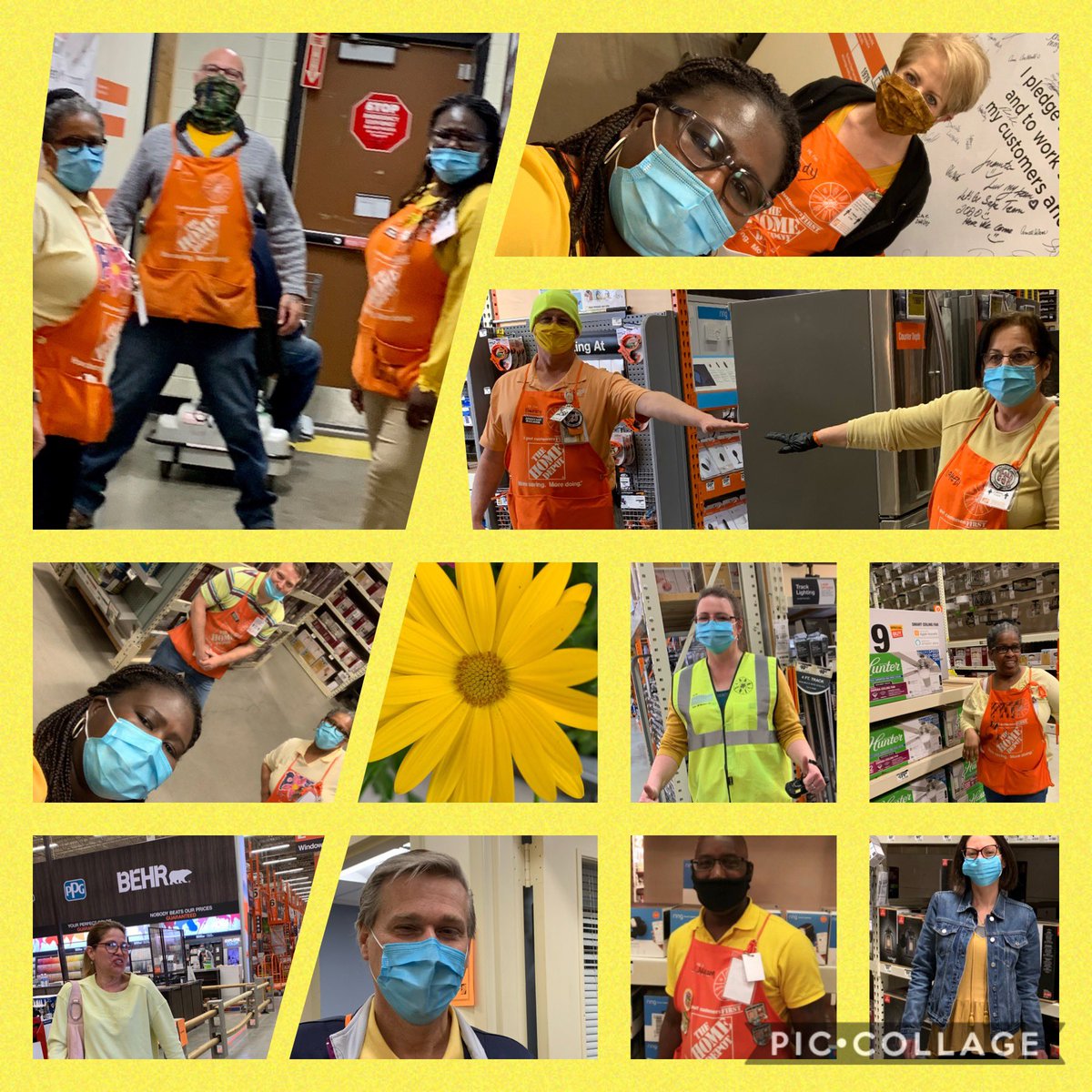 JuanitaQ1's tweet image. #MWSpringSpiritWeek Splashes of Yellow around @hd_2727  celebrating our Cashiers, Lot, Receiving and Freight Associates all week long.  ThankYou 🙏🏽for all you do Team🧡 @RoWilliams1 @XKerrigan @SallyGansior
