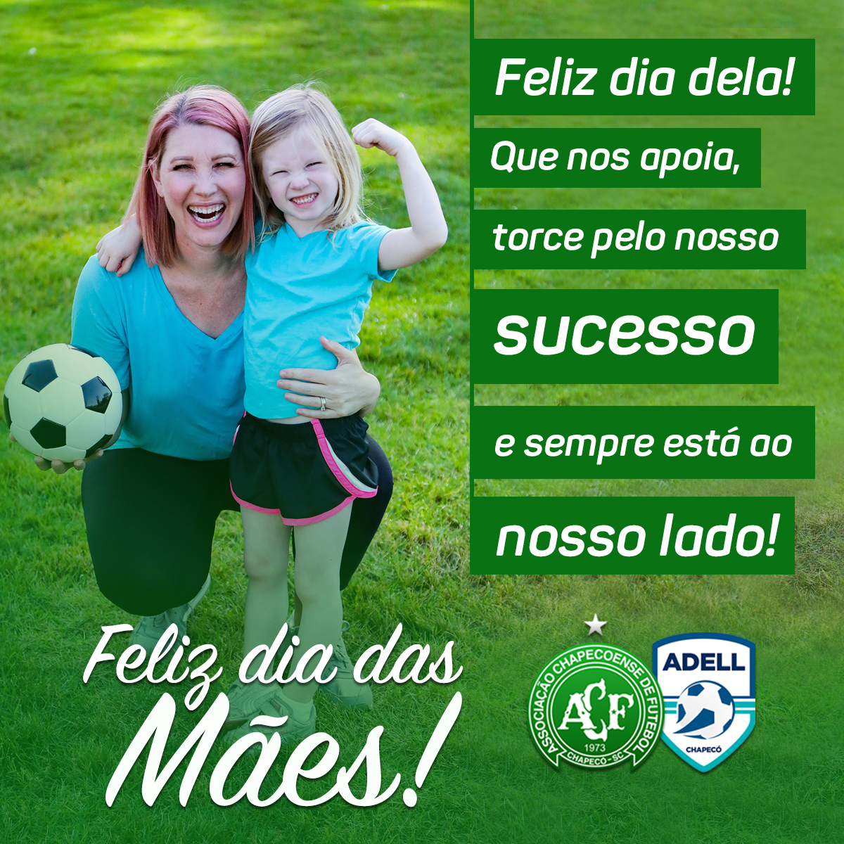 adellfutebol's tweet photo. Feliz dia dela!😍
Que nos apoia em todas as nossas escolhas. Que torce pelo nosso sucesso. E que sempre está ao nosso lado, haja o que houver!❤️
Obrigado mãe e feliz dia das mães!🙏👏👏👩‍👧‍👦

#Diadasmães #Futebol #Futebolfeminino #futsalfeminino #ADELL #ChapecoenseFeminino https://t.co/KlHmW7xFMP