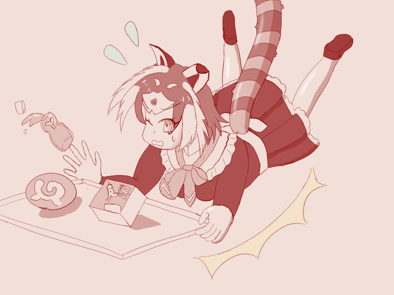 メイドの日なのでメイドレッパンちゃん描きました #けものフレンズ 