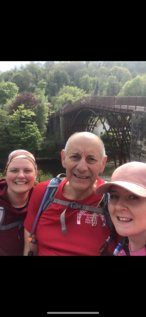 AGBromford's tweet photo. We loved our walks with @neilbroseley #evenmadehimhaveaselfie #selfiequeens @louiselharding #virtualcatchup @IronbridgeWalks https://t.co/avWVQRXMRm