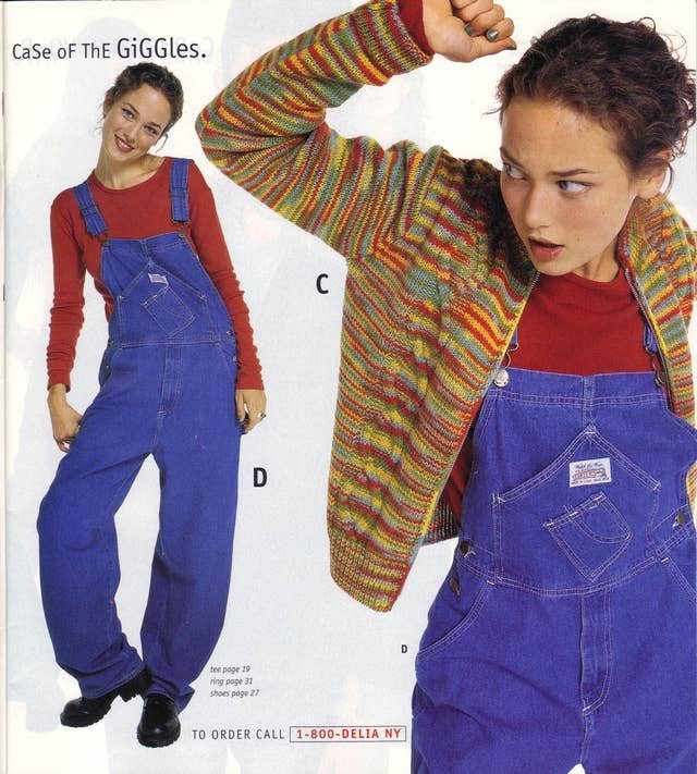 We had such a unique take on posture in the '90s...