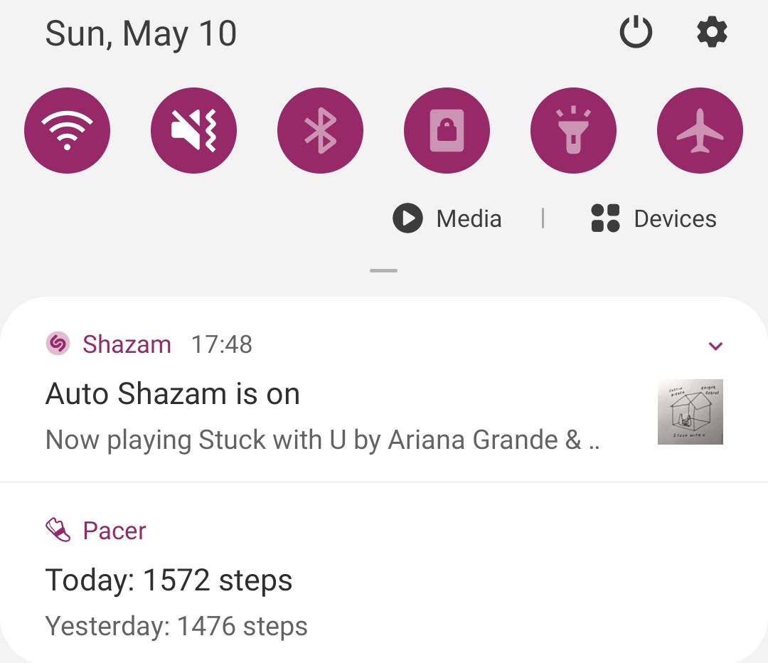 As I said, Shazam the song. If you don't have multiple devices where you can play the song on one and Shazam on other, then press the button for long to turn on auto-Shazam, then just play the song on any streaming platform.