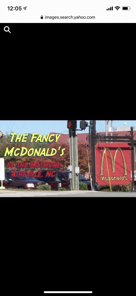 CMoser14's tweet photo. @tallguykev The Biltmore Estate “fancy McDonald’s” in Asheville, NC https://t.co/RNXuhtV240