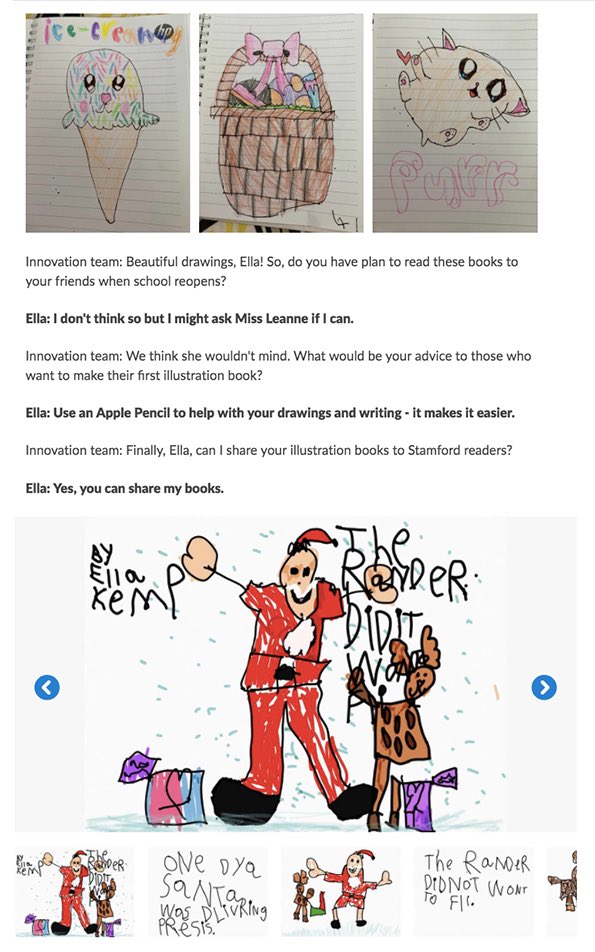 bypyuschan's tweet photo. Our second guest on Meet the Maker, Ella Kemp who had creatively written 8 illustration books when she was five. Amazing young artist we have at #saisrocks #cognitaway #cognitaschool #saisdraws https://t.co/0C09SsqYPe