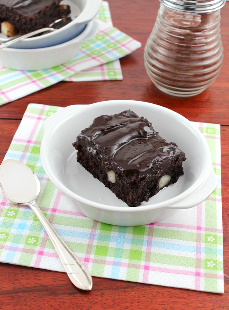 Mother's Day  #IsolationBaking recipe # 72Better Than Brownies Frosted Cake Bars ! This wonderful frosted cake bar is better than a brownie, dense, moist, almost chewy, intensely chocolate, heightened by the glossy, creamy ganache frosting. I added whole macadamia 