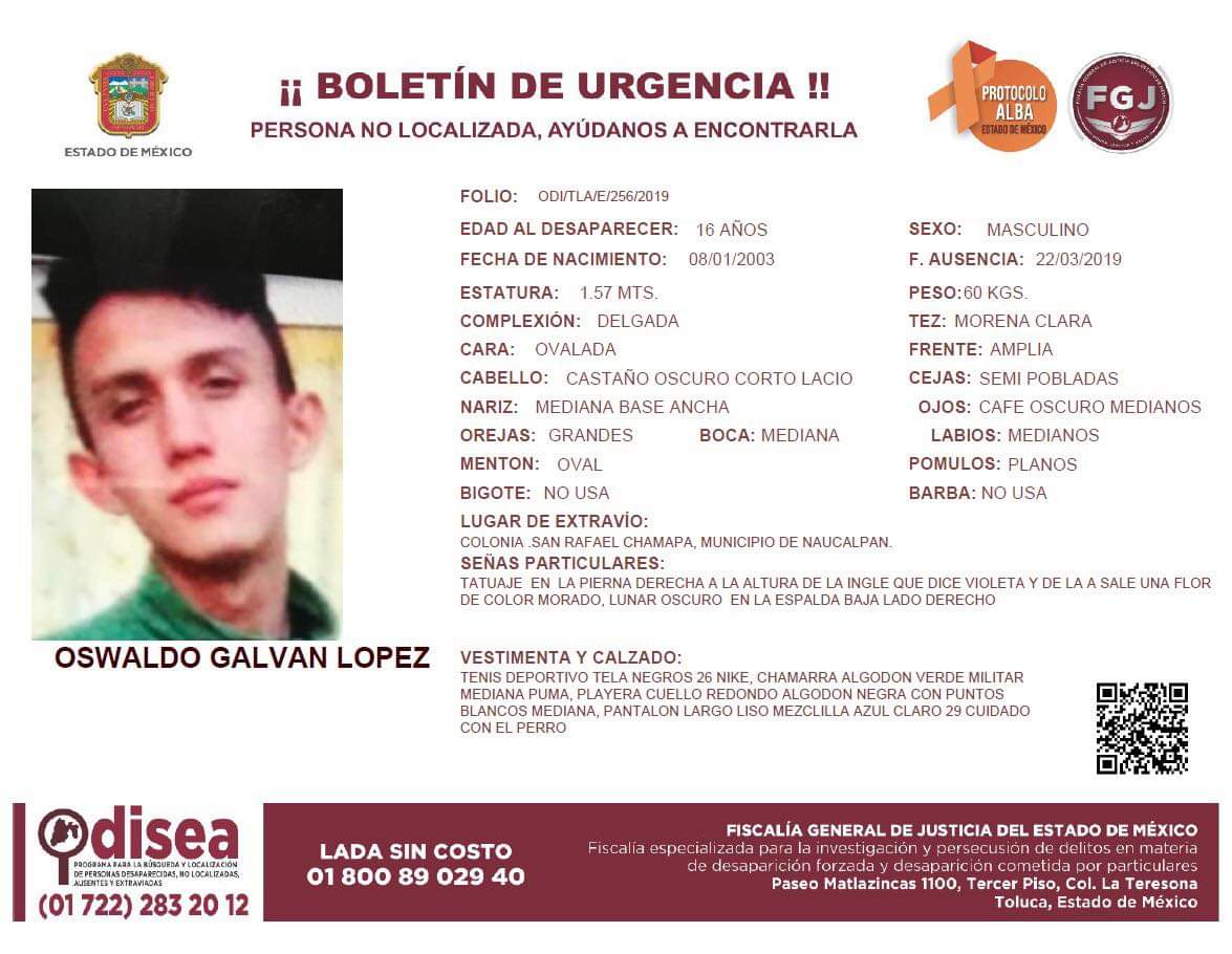 OswaldoGalvanL1's tweet photo. @lopezobrador_  Busco a mi hijo Oswaldo Galvan Lopez, desaparecido desde hace ya más de una año...#AyudanosAEncontrarlos #EllosNoSonInvisibles https://t.co/L4r3vTk7Ne